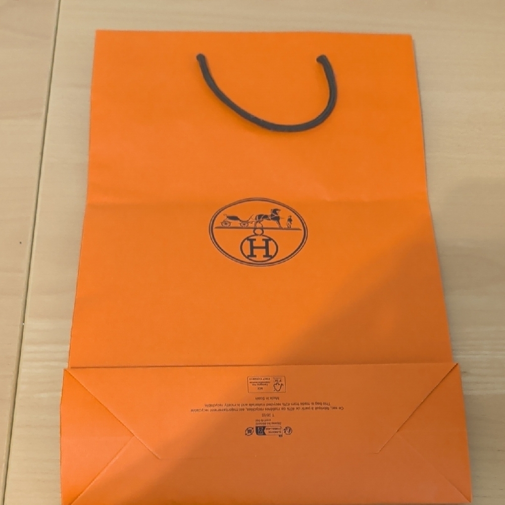 Orange Paper Bag